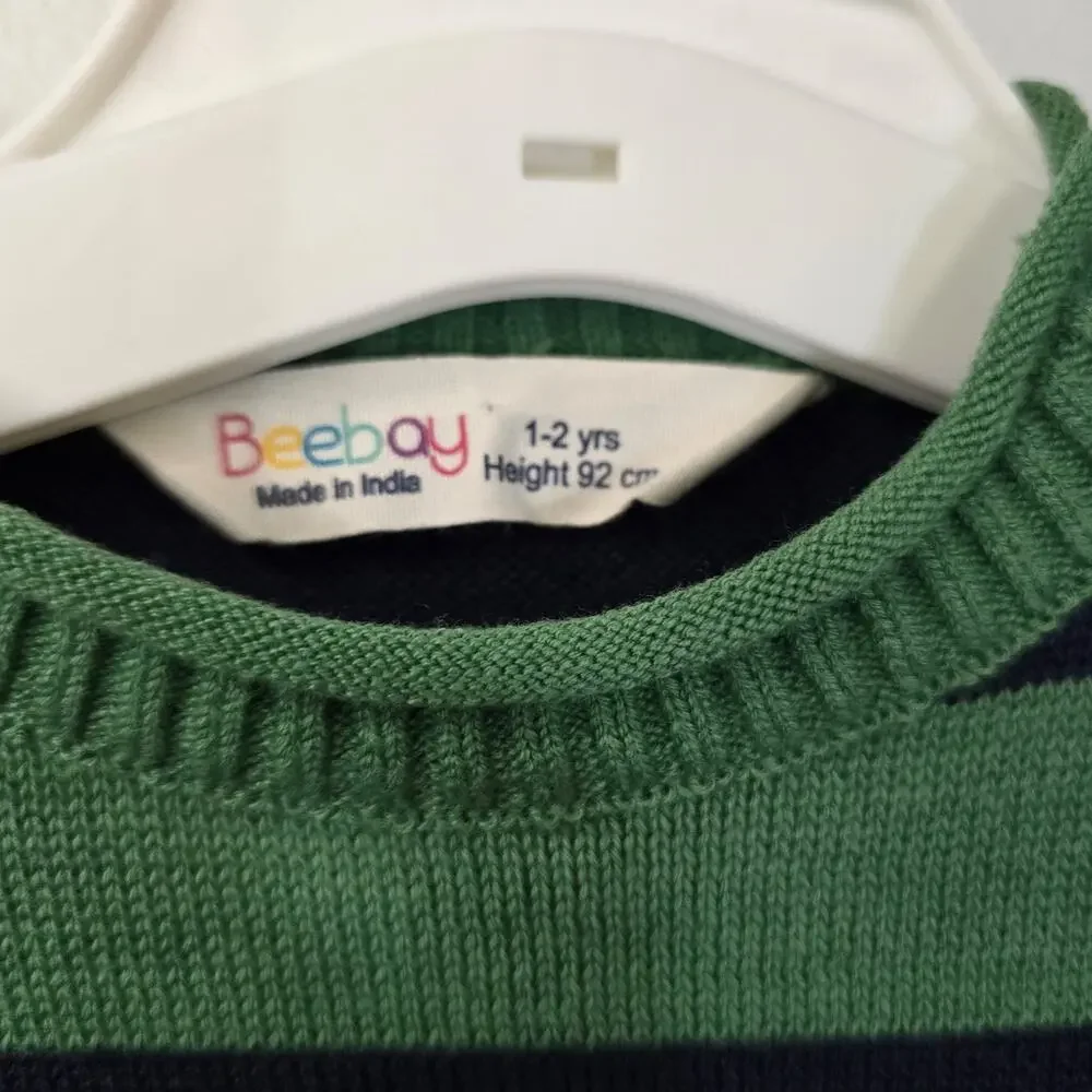 Beebay tractor sweater 1-2 Years NWT